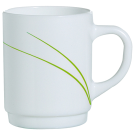 RESTPOSTEN | Kaffeebecher TORONTO EDEN 25 cl Hartglas Strichdekor  H 89 mm Produktbild