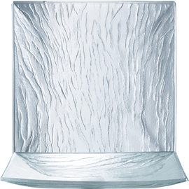 Teller MINERALI | Hartglas transparent | quadratisch 185 mm  x 185 mm Produktbild
