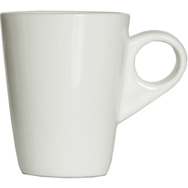 RESTPOSTEN | Obertasse MERA mit Henkel 80 ml Porzellan weiß  H 70 mm Produktbild
