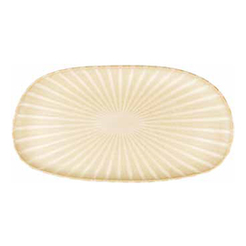 Servierplatte | Teller EPHYRE | Steingut | flach | oval H 20 mm 300 mm x 155 mm Produktbild