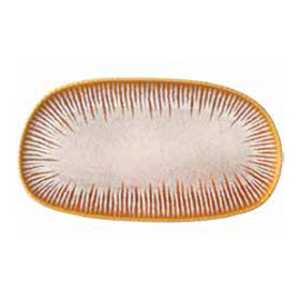 Teller SHANGRI-LA ORO | flach | oval H 20 mm 250 mm x 140 mm Produktbild