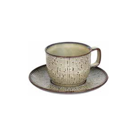 Espressotasse mit Untertasse MATRIS | Porzellan | 100 ml Produktbild