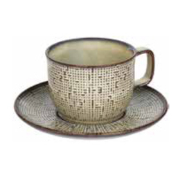 Kaffeetasse mit Untertasse MATRIS | Porzellan | 250 ml Produktbild