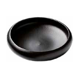 Gourmetteller BLACKSTONE | Steingut | schwarz Ø 160 mm H 40 mm Produktbild