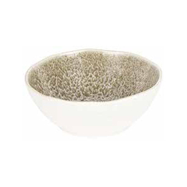Bowl POKE GAÏA | Steingut | beige | weiß mit Dekor | 900 ml Ø 180 mm Produktbild