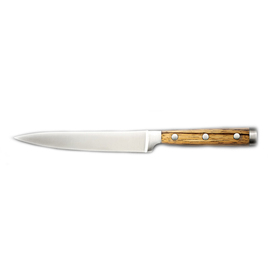 Steakmesser AZAWAK | hellbraun L 23 cm | glatter Schliff Produktbild
