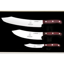 Messerset PREMIUMCUT Set No. III Rocking Chef Brotmesser | Kochmesser | Officemesser | Klingenlänge 25 cm | 20 cm | 10 cm Produktbild