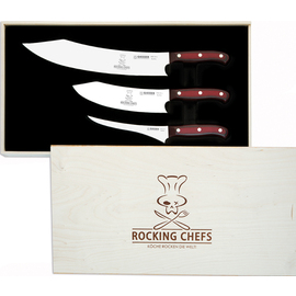 Messerset PREMIUMCUT Rocking Chef Fleischmesser | Kochmesser | Filetiermesser | Klingenlänge 30 cm | 20 cm | 17 cm Produktbild