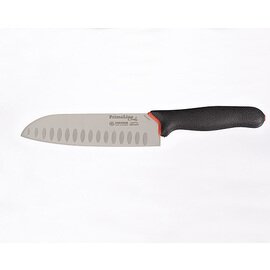 Santoku PRIME LINE CHEF gerade Klinge Kullenschliff | schwarz | Klingenlänge 18 cm Produktbild