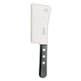 Hackmesser gerade Klinge glatter Schliff  | genietet | schwarz | Klingenlänge 15 cm  L 29 cm Produktbild