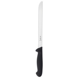 Leberwurstmesser extra schmal gerade Klinge Anschnittwelle | schwarz | Klingenlänge 21 cm  L 35 cm Produktbild