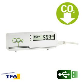 CO2-Messgerät Air CO2ntrol Mini digital | 0°C bis +50°C | 0 ppm bis 3000 ppm  L 116 mm Produktbild