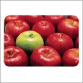 PP-Tischset Grüner Apfel Kunststoff PP (Polypropylen) rechteckig 440 mm 305 mm Produktbild