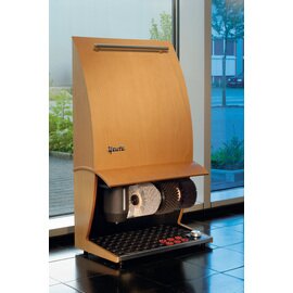 Schuhputzmaschine Elegance Nature Plus  • naturfarben | Fußsensor | 3 Bürsten Ø 130 mm Produktbild