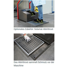 Sohlenreinigungsmaschine Solamat 90 graphit (RAL 7022) Produktbild 1 S