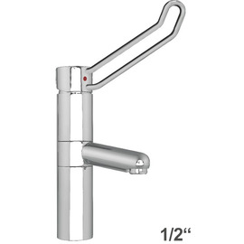 Waschtischbatterie meyo | Hebel gebogen Produktbild
