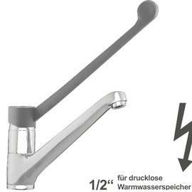 Spültischbatterie xena | für drucklose Speicher | langer Hebel Ausladung 250 mm Produktbild