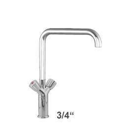 Säulenbatterie profi 3/4" H 470 mm | Zweigriffmischer Ausladung 300 mm Produktbild