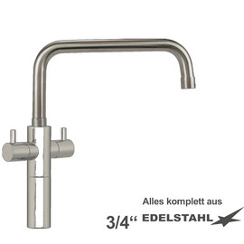 Säulenbatterie ximax 3/4" | Zweigriffmischer Ausladung 300 mm Produktbild