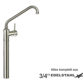 Säulenbatterie Master 3/4" C-Auslauf schräg | Hebelmischer Ausladung 300 mm Produktbild