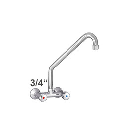 Wandbatterie profi 3/4" Ausladung 300 mm erhöhter C-Auslauf schräg Produktbild