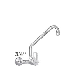 Wandbatterie profi 3/4" Ausladung 300 mm | kurzer Ringhebel C-Auslauf schräg Produktbild