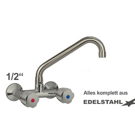 Wandbatterie CLASSIC 1/2" Ausladung 250 mm C-Auslauf schräg Produktbild