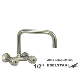 Wandbatterie CLASSIC 1/2" Ausladung 250 mm C-Auslauf gerade Produktbild