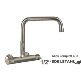Wandbatterie ETHERM 1/2" Ausladung 250 mm erhöhter C-Auslauf gerade Produktbild