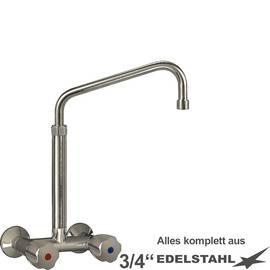 Wandbatterie CLASSIC 3/4" Ausladung 250 mm hoher C-Auslauf schräg Produktbild