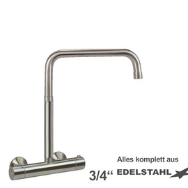 Wandbatterie ETHERM 3/4" Ausladung 300 mm hoher C-Auslauf gerade Produktbild