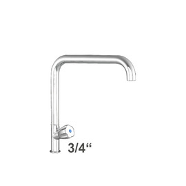 Standventil profi 3/4" Ausladung 300 mm erhöhter C-Auslauf gerade Produktbild