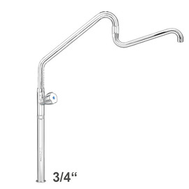 Säulenbatterie profi 3/4" Ventilarmatur Ausladung 300 - 600 mm | Gelenk-Schwenkauslauf Produktbild