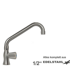 Standventil clarix 1/2" Ausladung 250 mm C-Auslauf schräg Produktbild