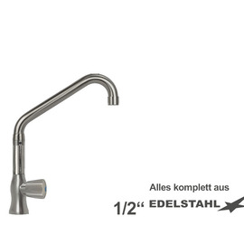 Standventil clarix 1/2" Ausladung 250 mm erhöhter C-Auslauf schräg Produktbild