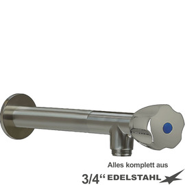 Wandventil 3/4" clarix Ventilabgang 3/4" | Wandverlängerung L 210 mm | Sechskantgriff Produktbild