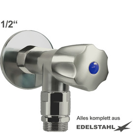 Wandventil 1/2" clarix Ventilabgang 3/4" | mit Rohrbelüfter | Sechskantgriff Produktbild