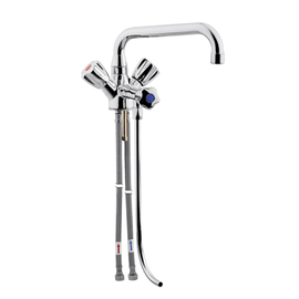 Spültheken-Einlochbatterie 1/2" H 140 mm Ausladung 200 mm | Auslaufhöhe 60 mm | 1 Ventilabgang vorne Produktbild