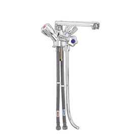 Thekenarmatur fresh 1/2" H 100 mm | Zweigriffmischer Ausladung 200 mm Produktbild