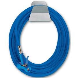 PowerJet Reinigungsset | Molkerei-Dampf-Schlauch mit Brause und Halter 1/2" 10 m blau Produktbild