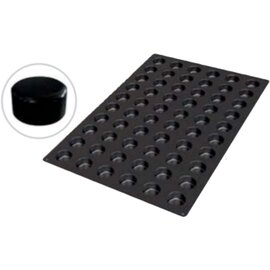 Silikon-Backform Bäckernorm  • Muffin | 6 Mulden | Muldenmaß Ø 40 x H 20 mm  L 600 mm  B 400 mm Produktbild 0 L