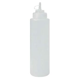Quetschflasche Kunststoff 950 ml 1 Öffnung transparent Ø 80 mm H 281 mm Produktbild
