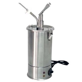 Gebäckfüller | Warmhaltegerät 3 ltr beheizbar  | Bedienung per Hebel 230 Volt  Ø 180 mm  H 624 mm Produktbild