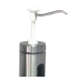 Druckknopf-Dosierspender weiß 2 ltr  | Bedienung per Druckknopf  Ø 98 mm  H 440 mm Produktbild