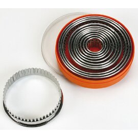 Ausstechersatz 9-teilig  • rund  | Edelstahl Ø 110 mm  H 30 mm Produktbild