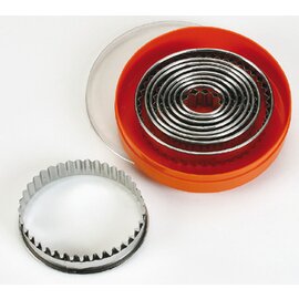 Ausstechersatz 9-teilig  • oval  | Edelstahl  H 30 mm Produktbild