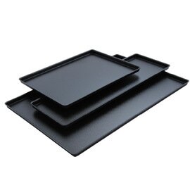 Auslagetablett Kunststoff schwarz  L 600 mm  B 400 mm  H 20 mm Produktbild
