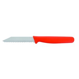 Brötchenmesser gerade Klinge Wellenschliff | orange | Klingenlänge 8 cm  L 18 cm Produktbild