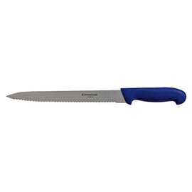 Kuchenmesser gerade Klinge Wellenschliff | blau | Klingenlänge 26 cm Produktbild