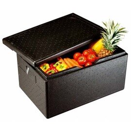 Isobox schwarz 21 ltr  | 600 mm  x 400 mm  H 180 mm Produktbild